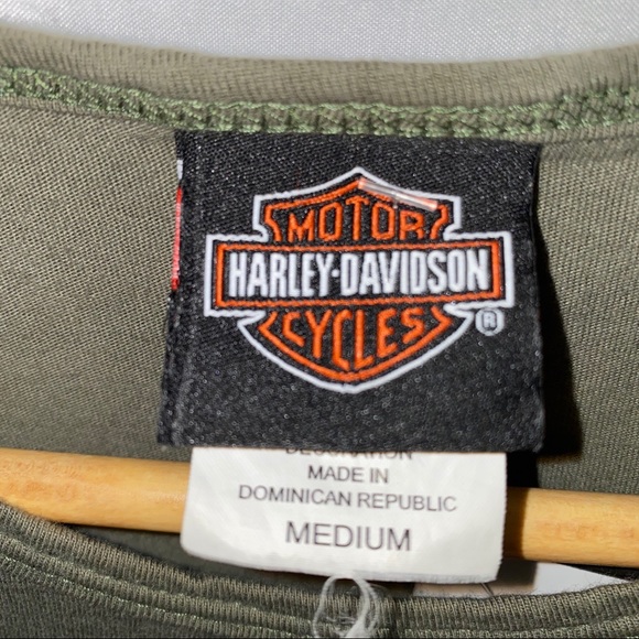 HARLEY DAVIDSON Heart Graphic Tee Shirt size M - Picture 3 of 6